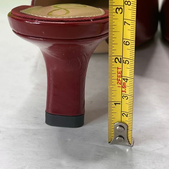 Sam Edelman Bianka Slingback Pumps Red I2677L9601 Women 8 M NWB - Picture 8 of 11